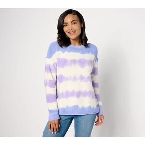 Peace Love World Women's Top Sweater Sz XL Cotton Medium Grey Heather A632387